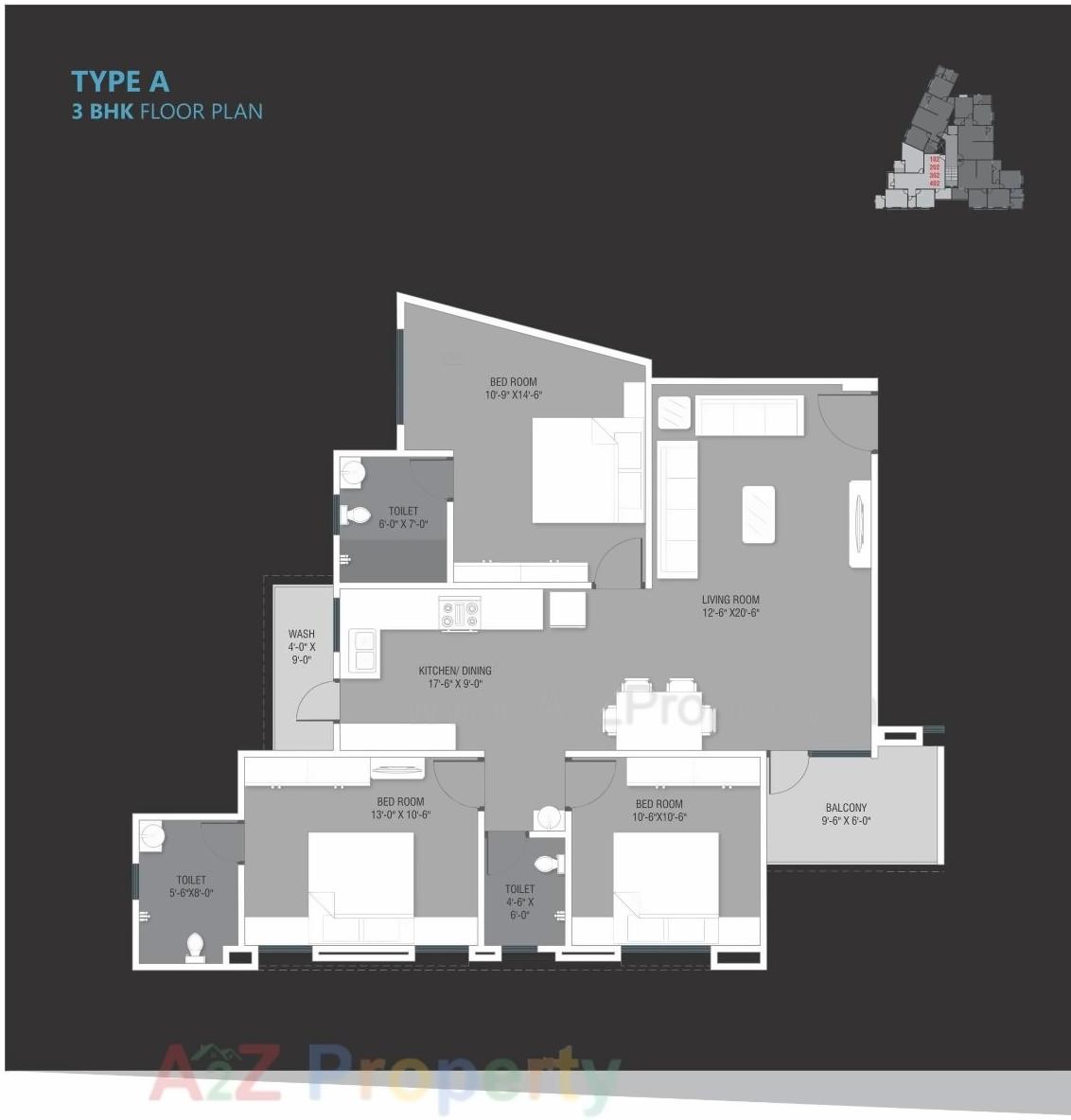 Layout of real estate project Aries Upscale located at Wadiwadi, Vadodara, Gujarat