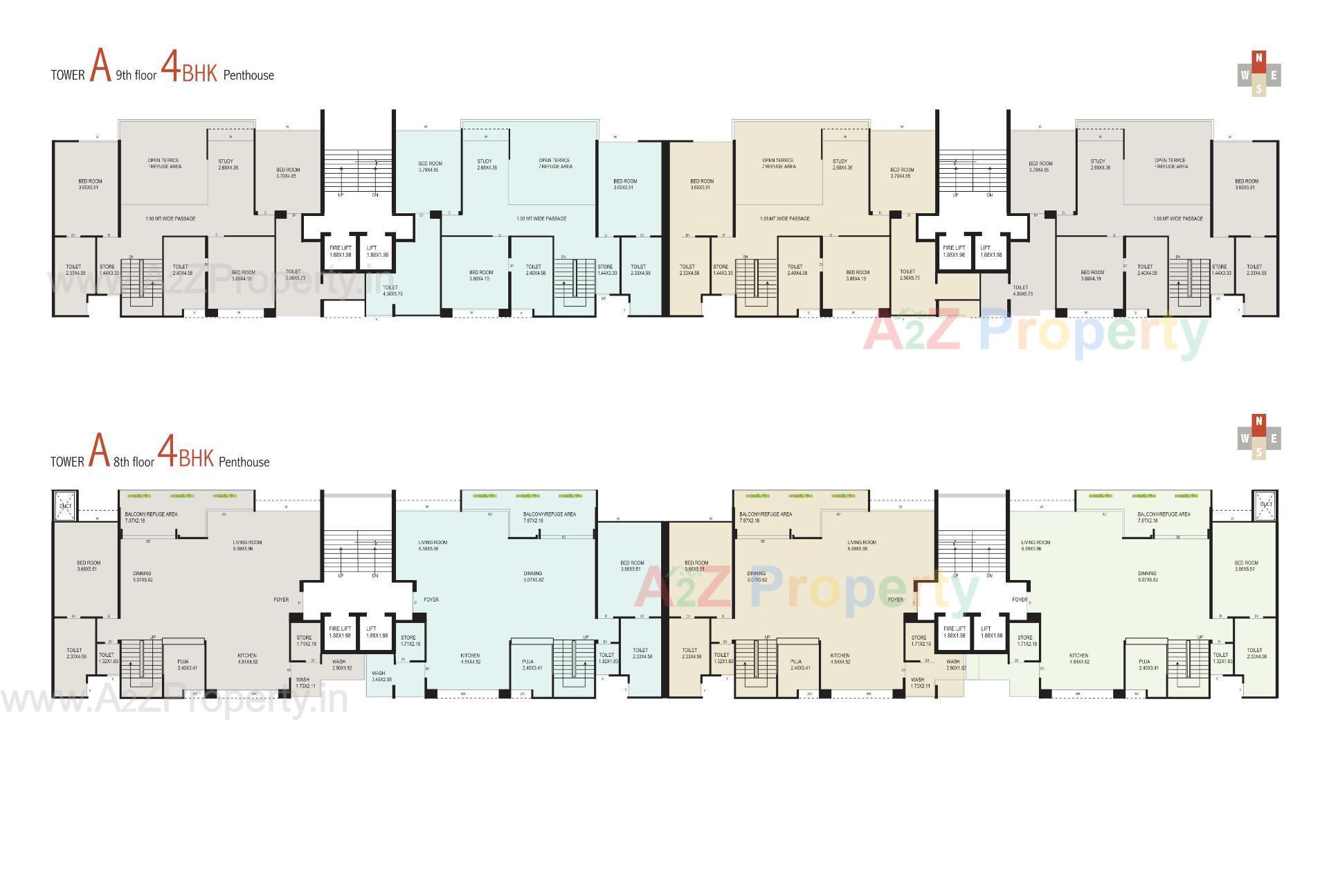 Layout of real estate project Artham Eminence located at Bhayali, Vadodara, Gujarat