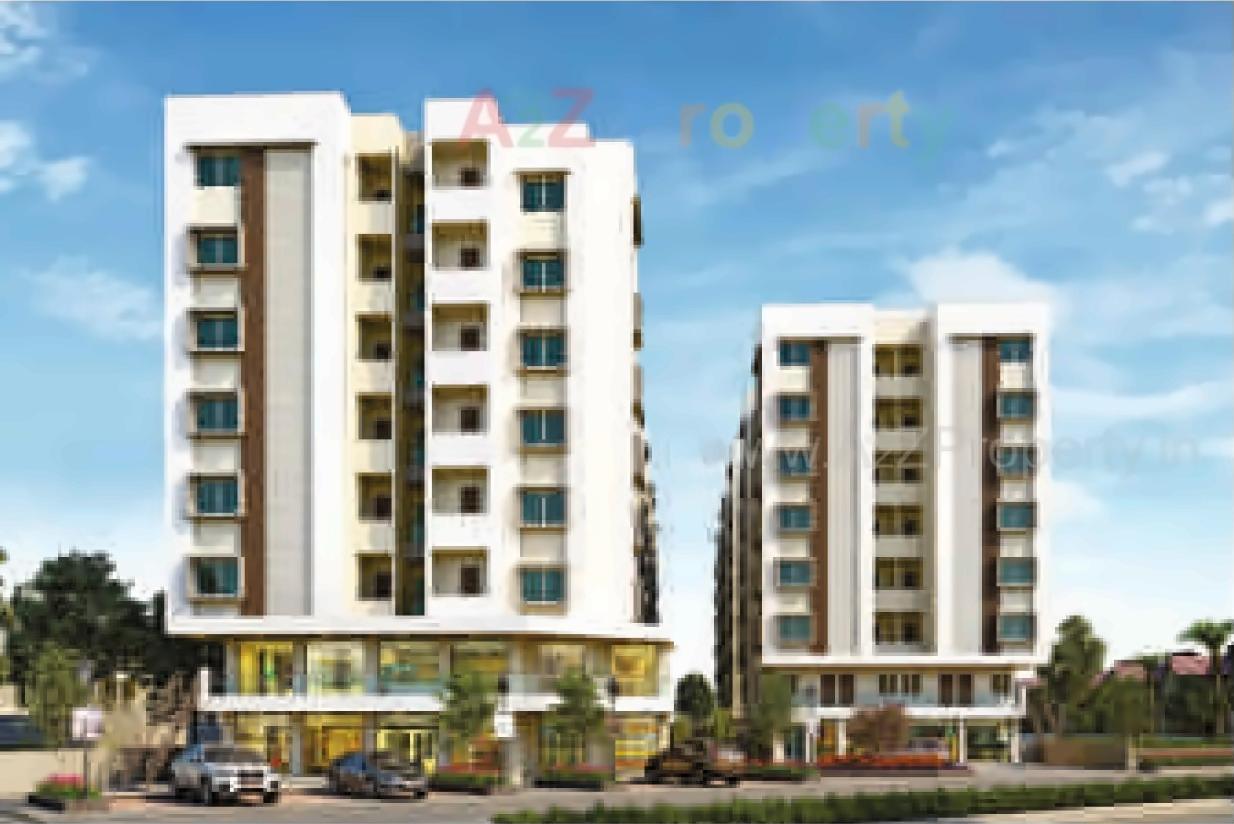 3D Elevation of real estate project As Safa Shops   Flats located at Tandalaja, Vadodara, Gujarat