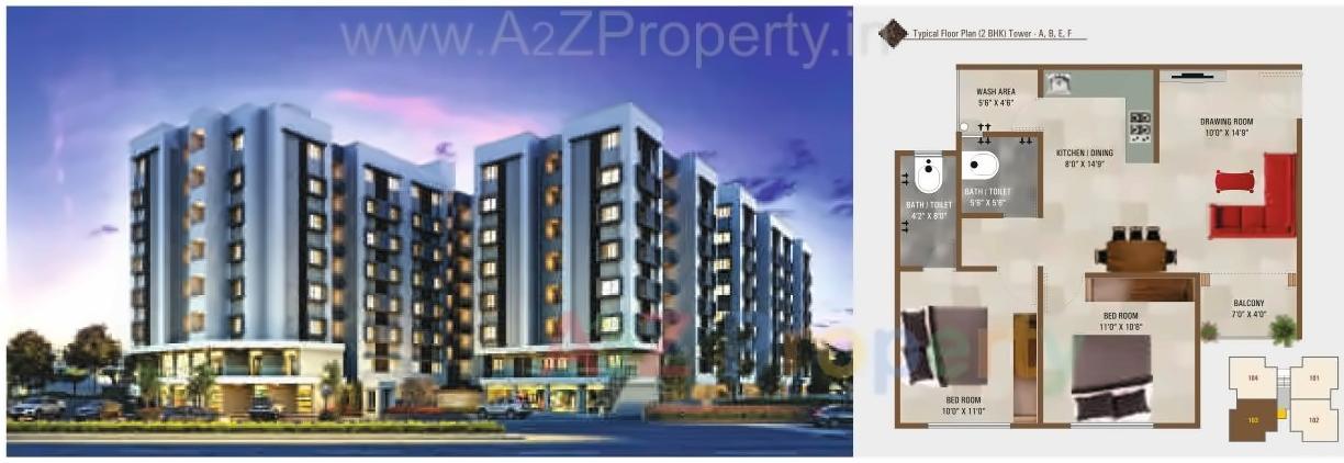 Layout of real estate project As Safa Shops   Flats located at Tandalaja, Vadodara, Gujarat