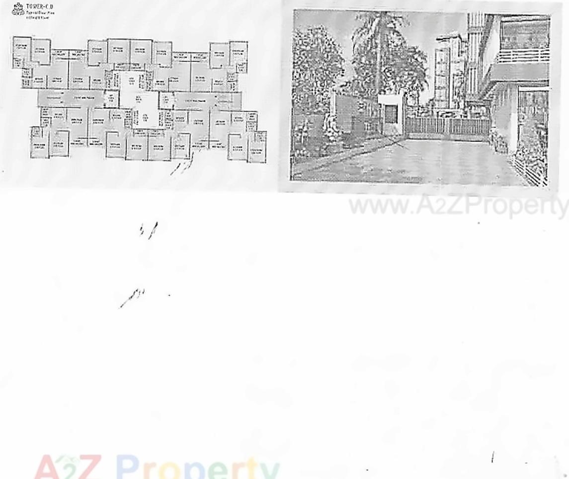 Layout of real estate project Ashirwad Residency located at Vemali, Vadodara, Gujarat