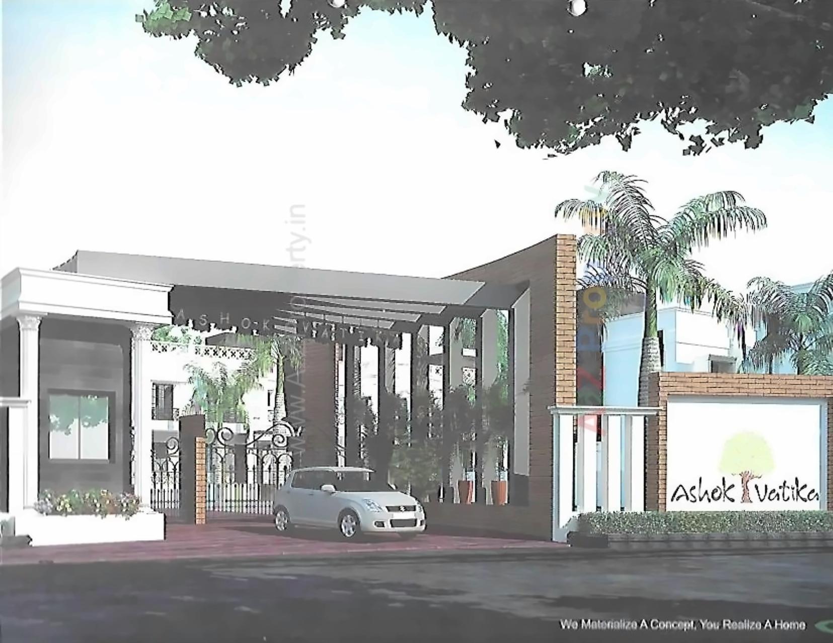 3D Elevation of real estate project Ashok Vatika located at Bill, Vadodara, Gujarat