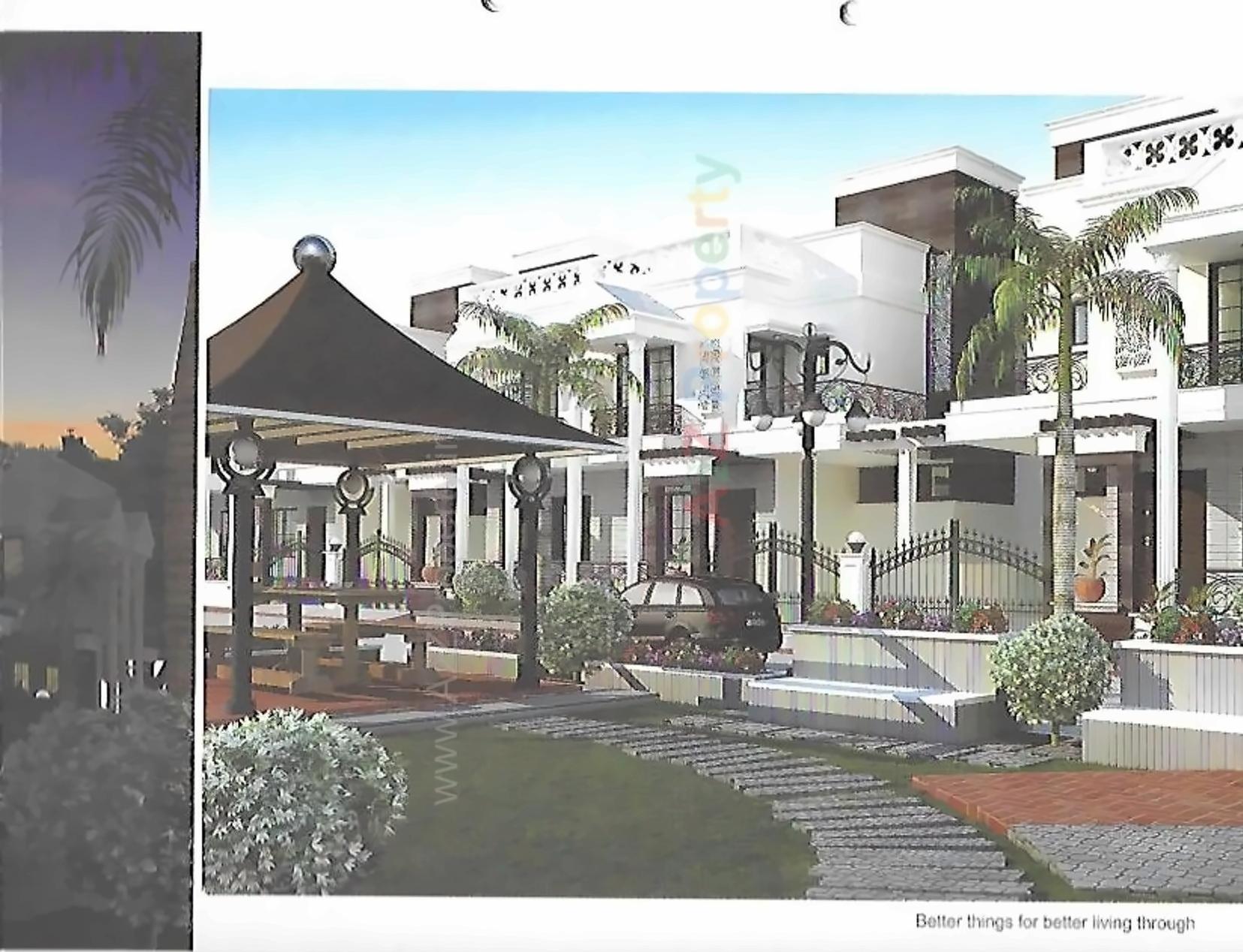 3D Elevation of real estate project Ashok Vatika located at Bill, Vadodara, Gujarat