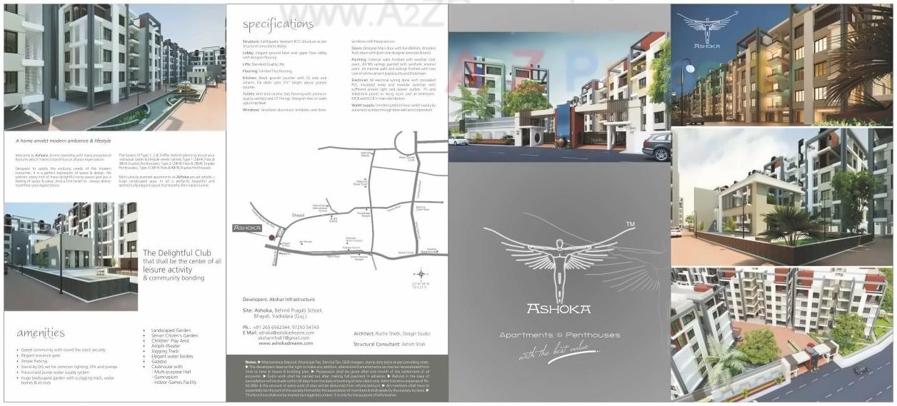  of real estate project Ashoka located at Bhayli, Vadodara, Gujarat