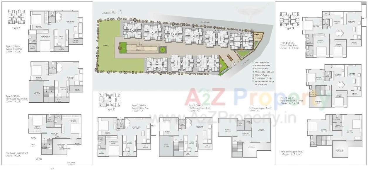 Layout of real estate project Ashoka located at Bhayli, Vadodara, Gujarat