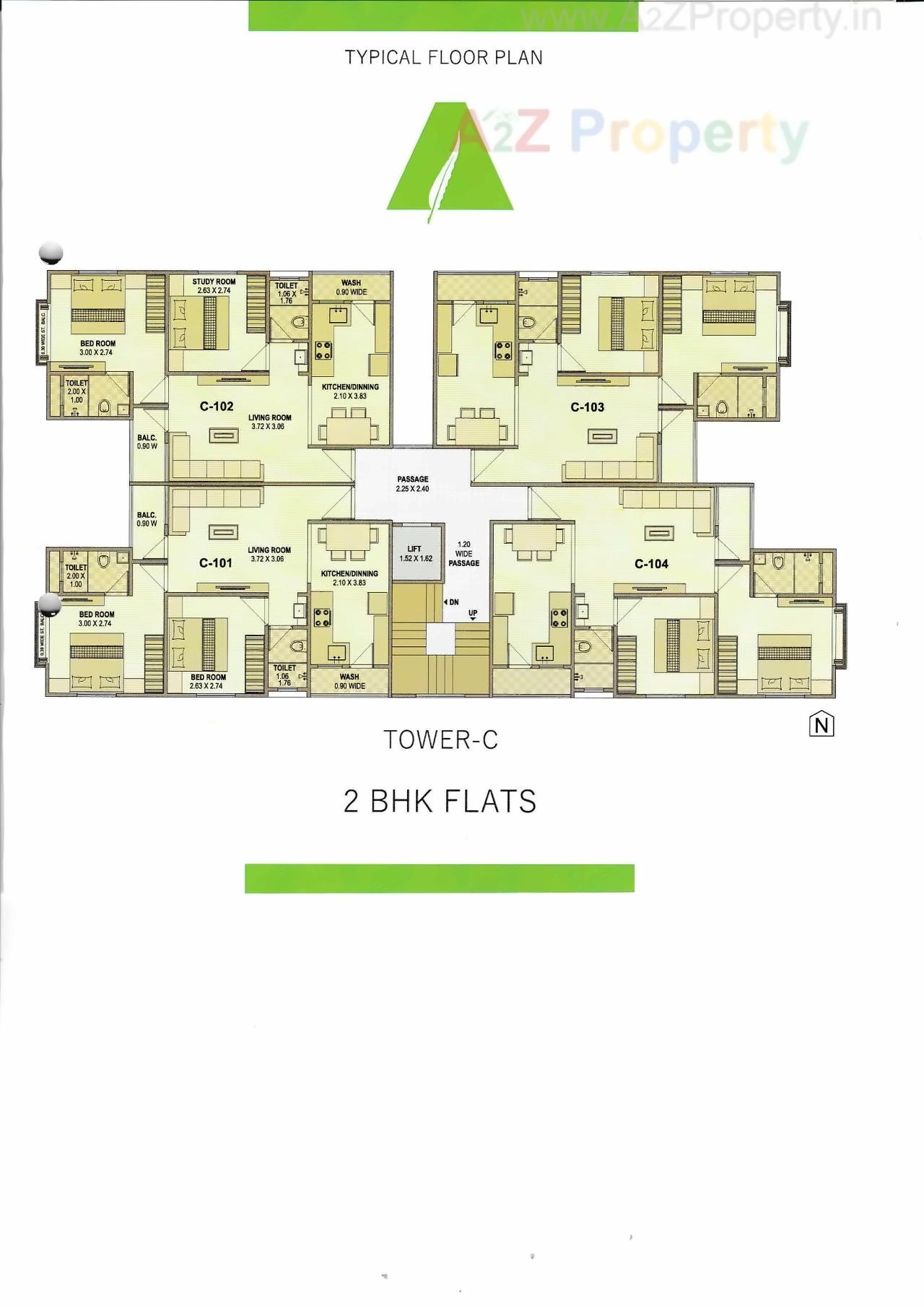 Layout of real estate project Asopalav Residency located at Kapurai, Vadodara, Gujarat