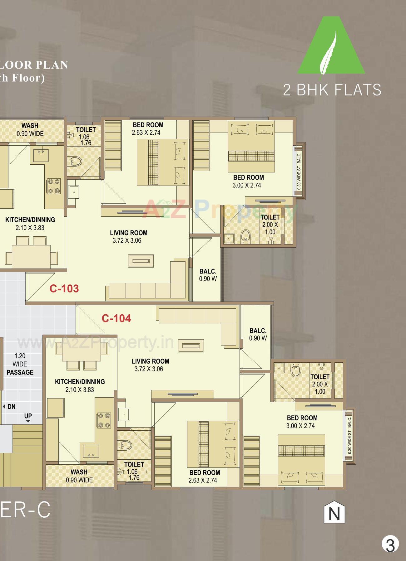 Layout of real estate project Asopalav Residency located at Vadodara, Vadodara, Gujarat