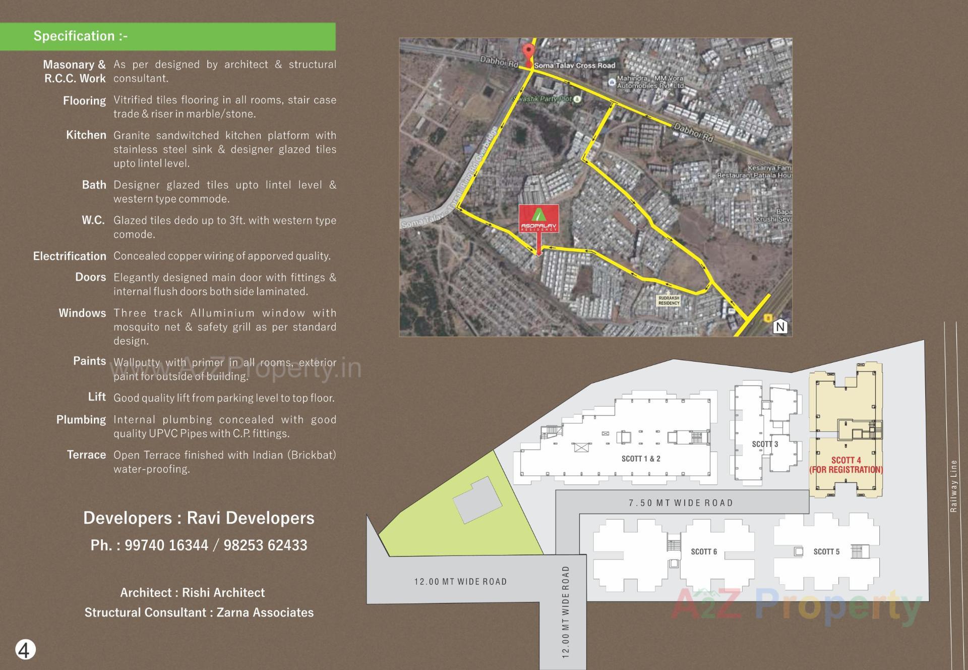  of real estate project Asopalav Residency located at Vadodara, Vadodara, Gujarat