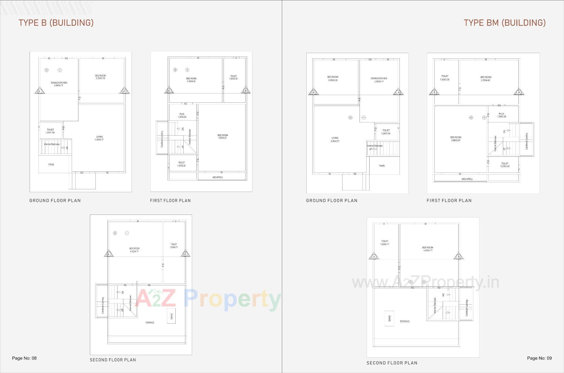 Layout of real estate project Aston located at Kalali, Vadodara, Gujarat