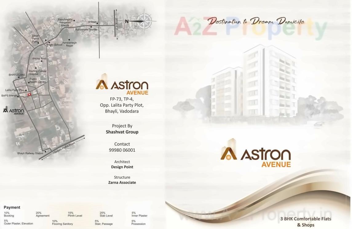  of real estate project Astron Avenue located at Bhayli, Vadodara, Gujarat