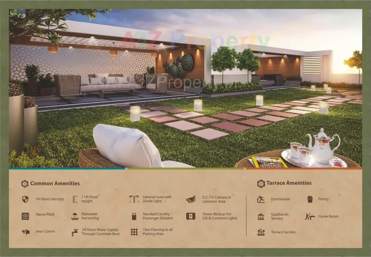 3D Elevation of real estate project Atharva located at Bhayli, Vadodara, Gujarat