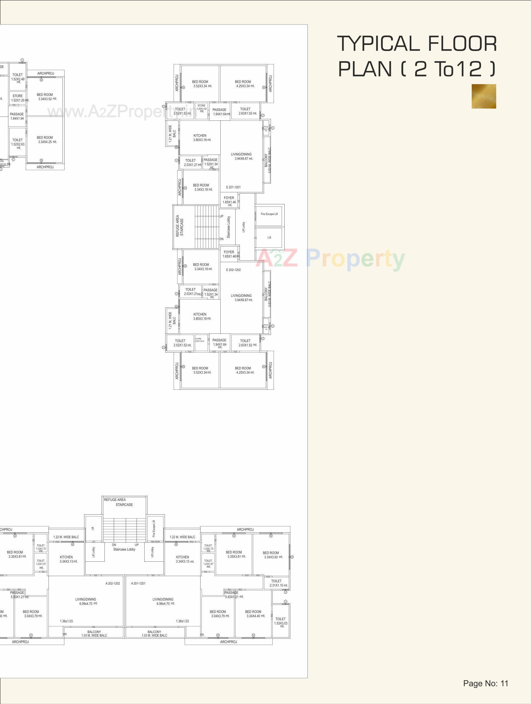 Layout of real estate project Athashree Inspera located at Bhayli, Vadodara, Gujarat