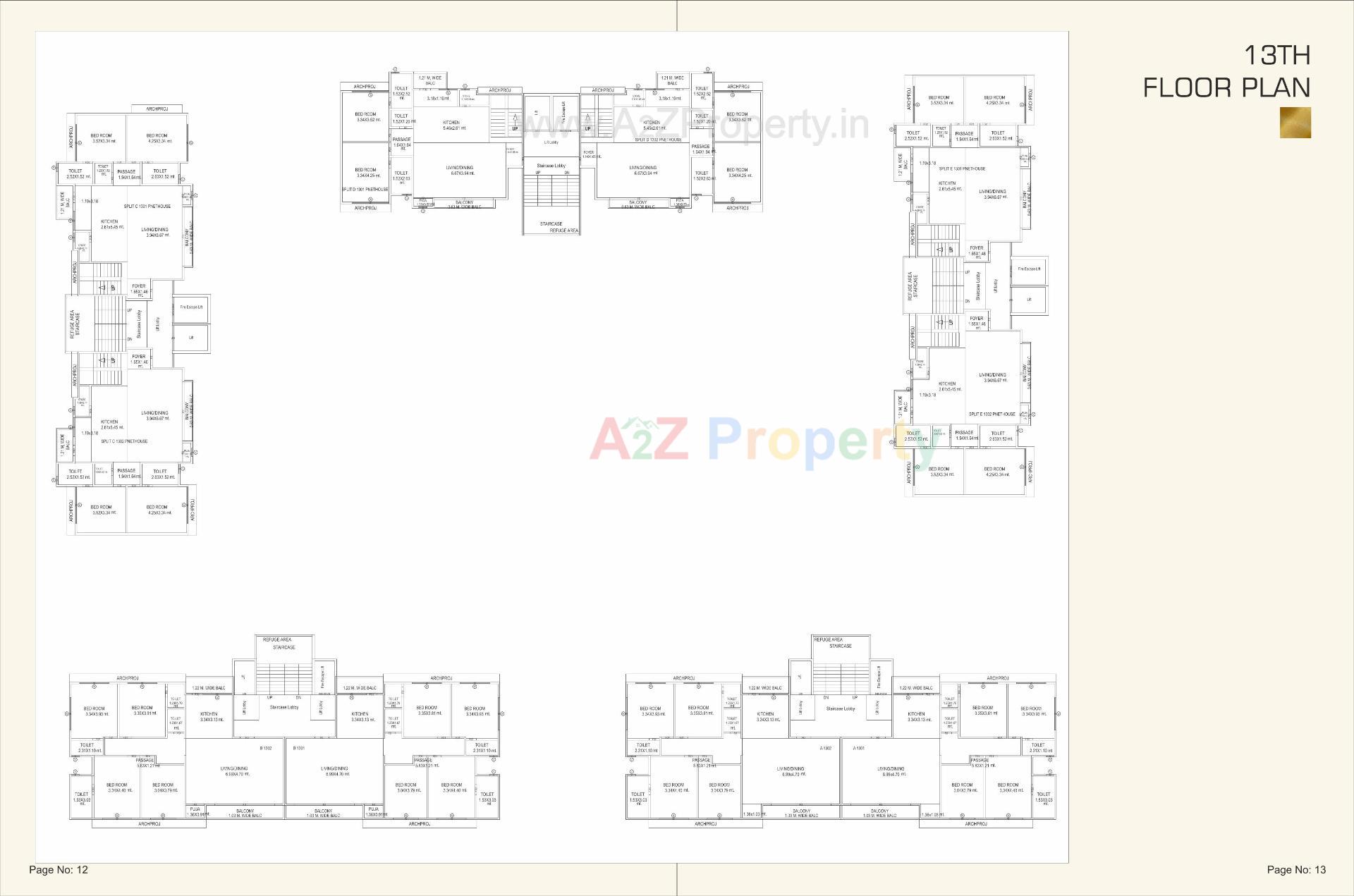 Layout of real estate project Athashree Inspera located at Bhayli, Vadodara, Gujarat