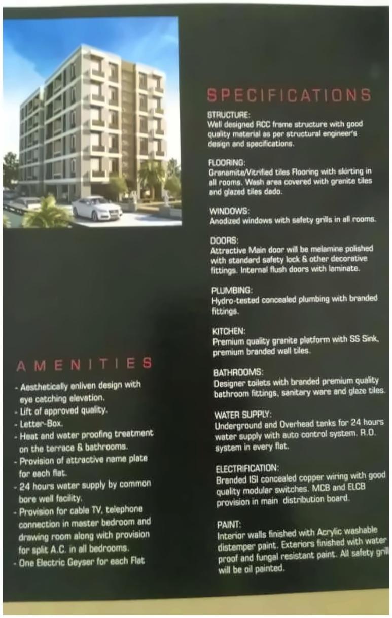  of real estate project Aura Shivaay located at Chhani, Vadodara, Gujarat