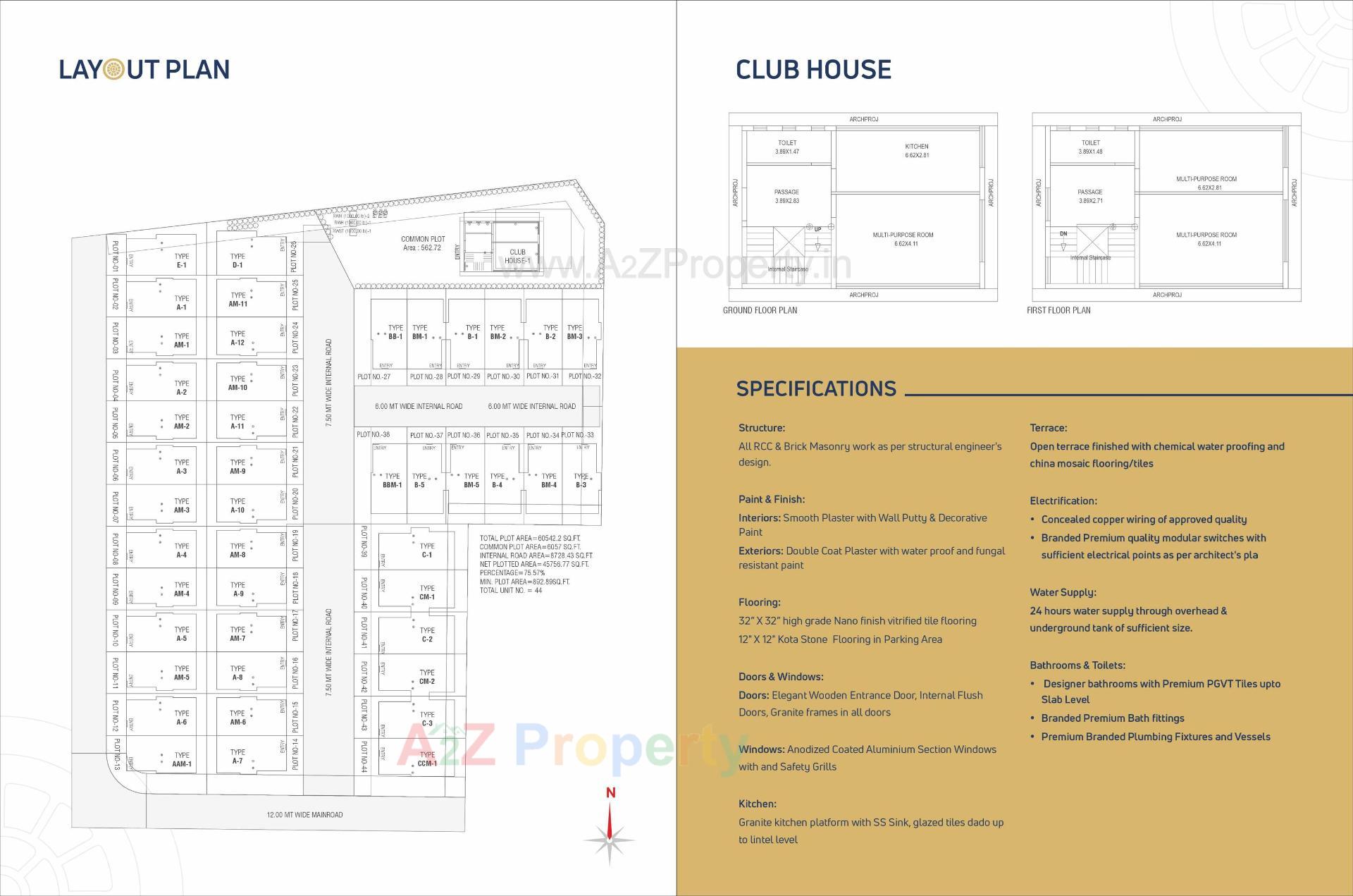  of real estate project Auro located at Bil, Vadodara, Gujarat