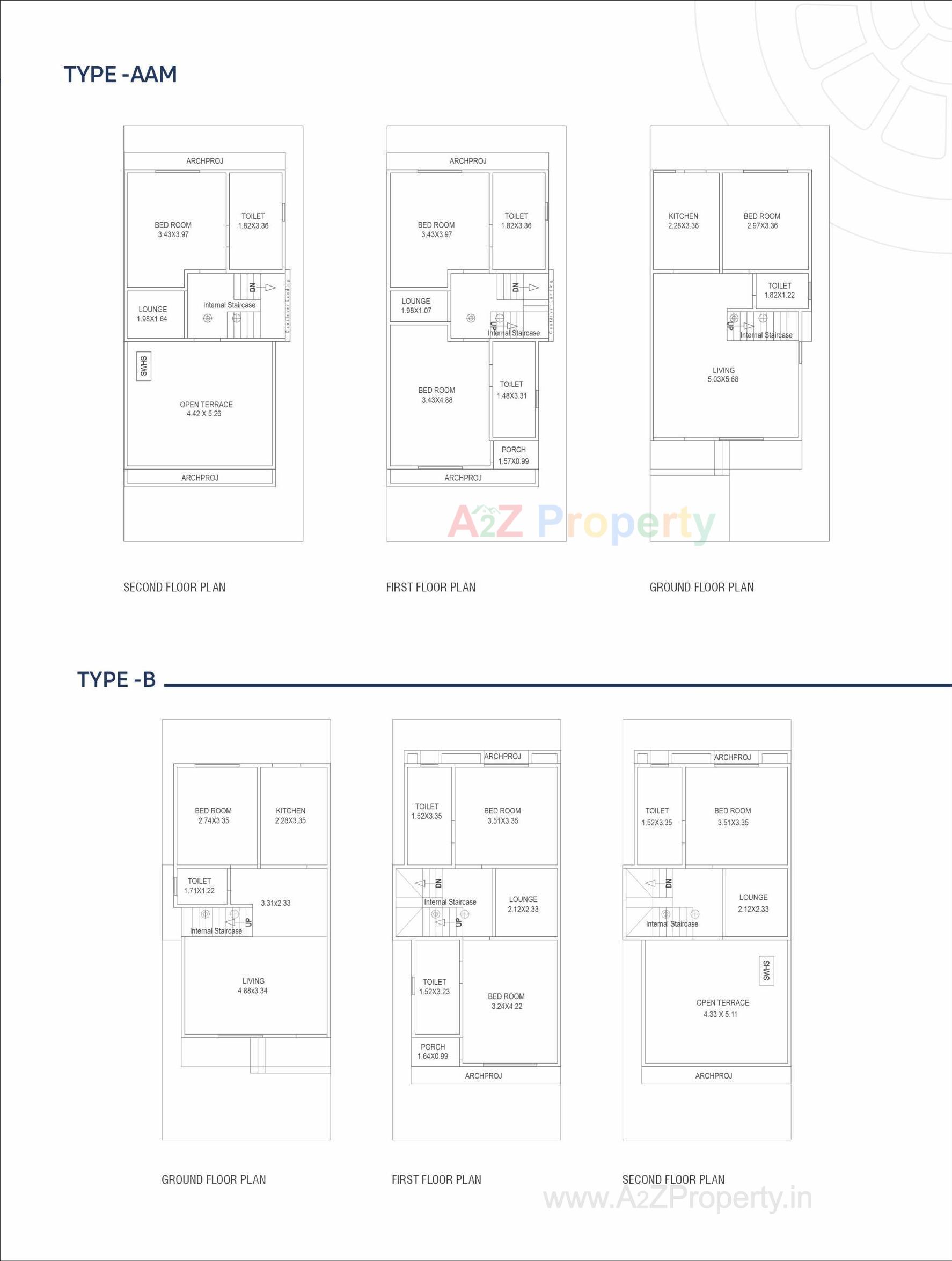 Layout of real estate project Auro located at Bil, Vadodara, Gujarat