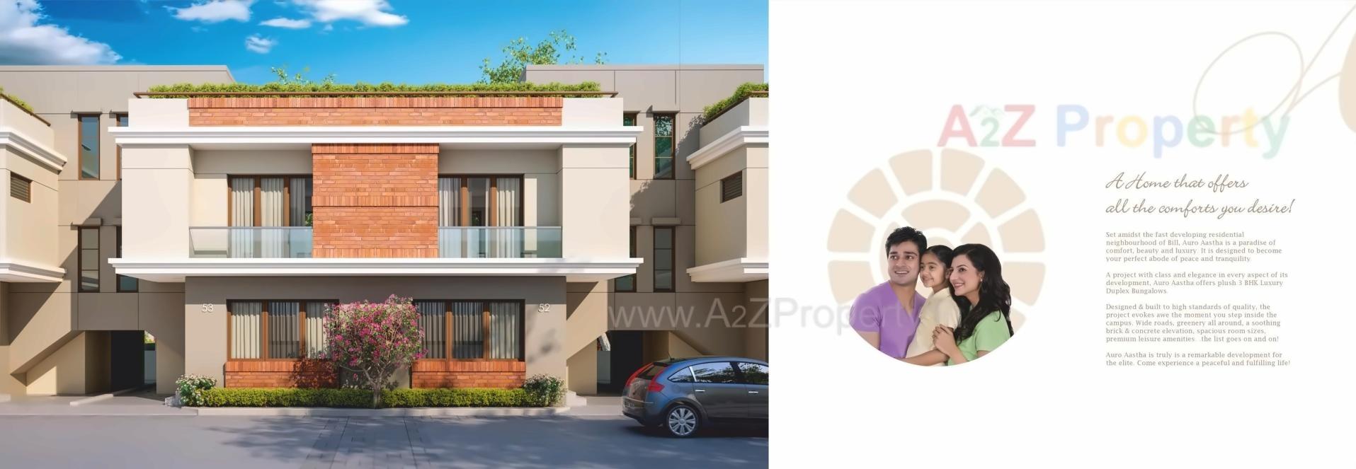 3D Elevation of real estate project Auro Aastha located at Vadodara, Vadodara, Gujarat