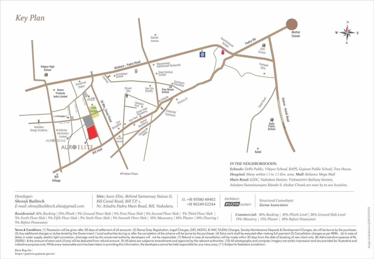  of real estate project Auro Elite located at Bill, Vadodara, Gujarat