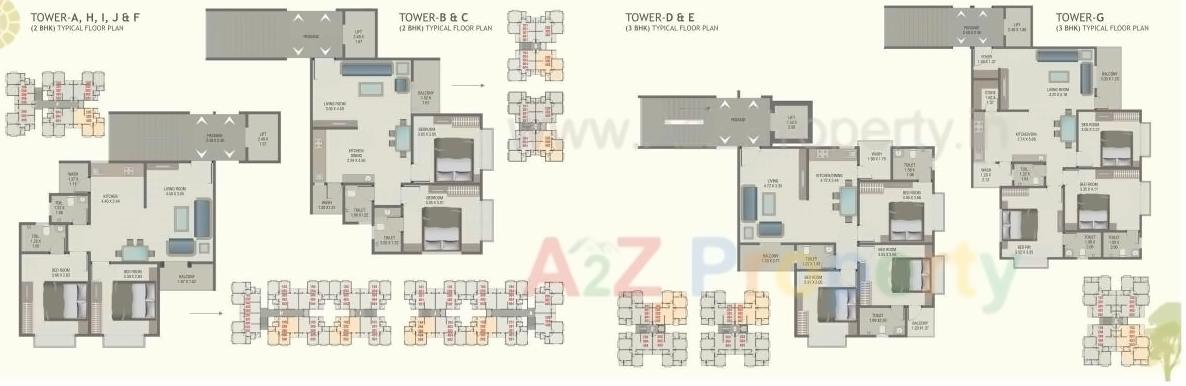 Layout of real estate project Auro Heights located at Bill, Vadodara, Gujarat