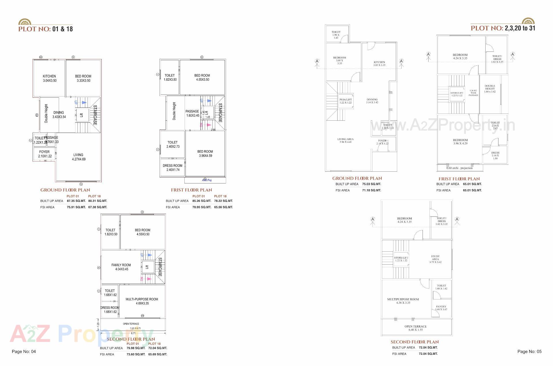 Layout of real estate project Auro Nirvana located at Bhayli, Vadodara, Gujarat