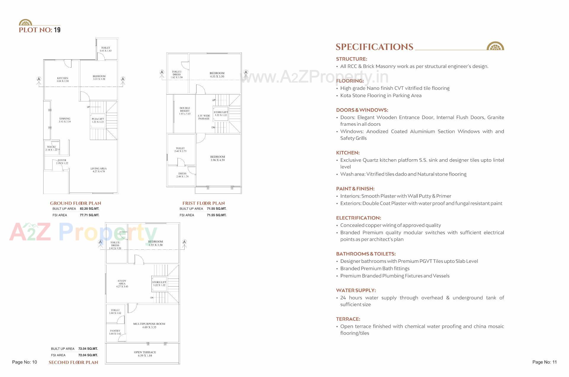  of real estate project Auro Nirvana located at Bhayli, Vadodara, Gujarat