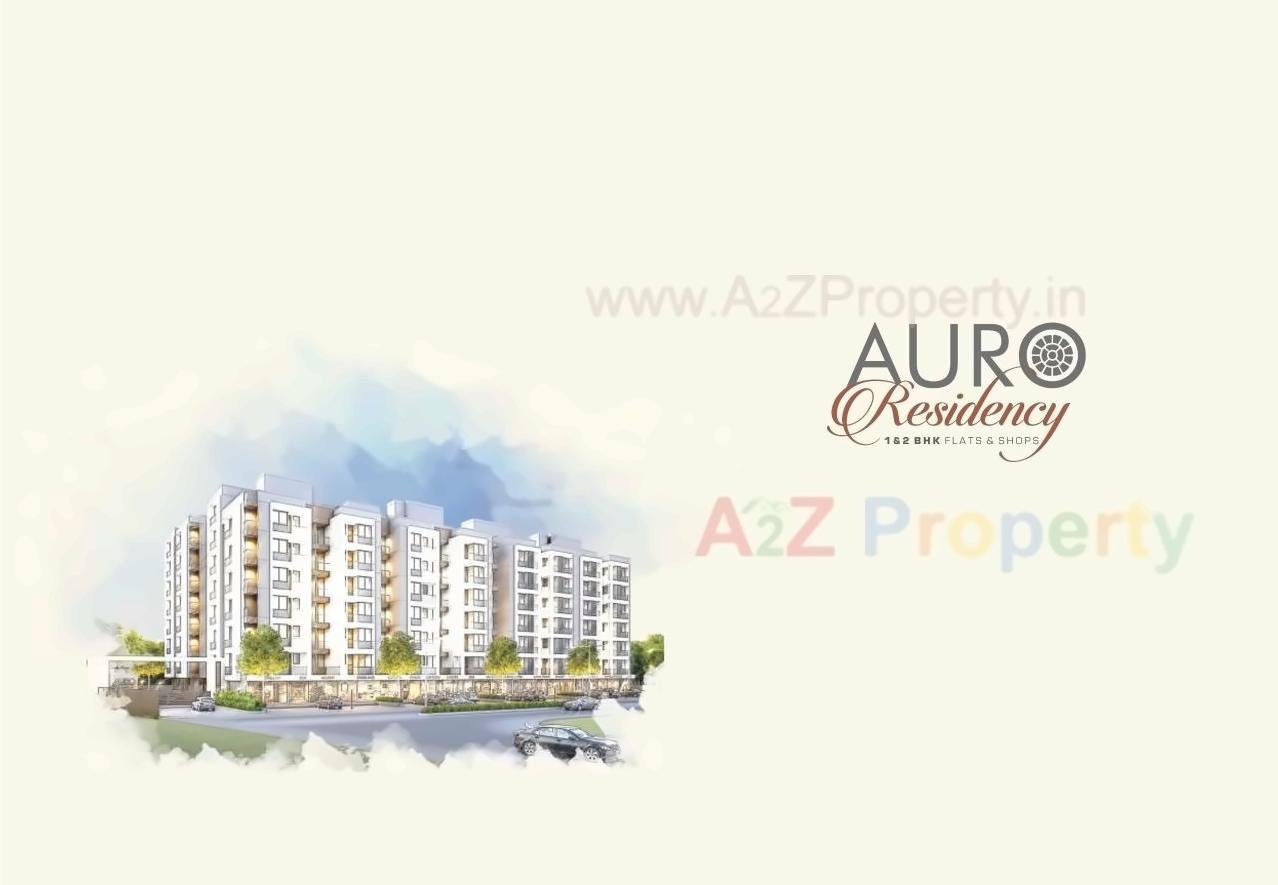3D Elevation of real estate project Auro Residency located at Bill, Vadodara, Gujarat