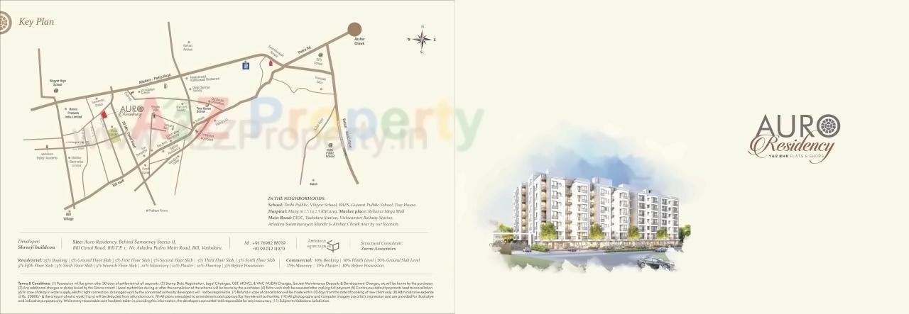  of real estate project Auro Residency located at Bill, Vadodara, Gujarat