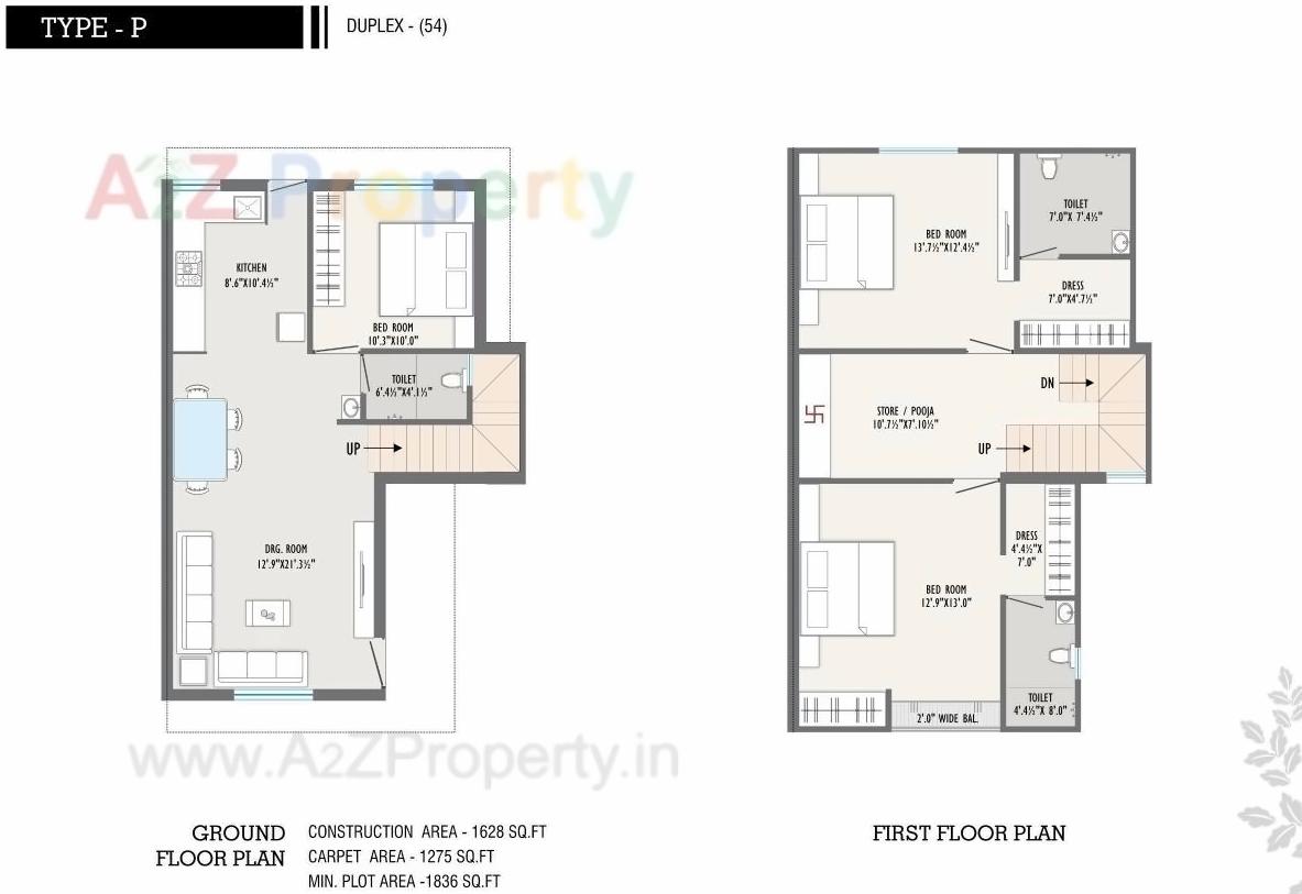 Layout of real estate project Auro Ville located at Kalali, Vadodara, Gujarat