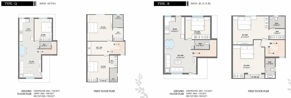 Layout of real estate project Auro Ville located at Kalali, Vadodara, Gujarat