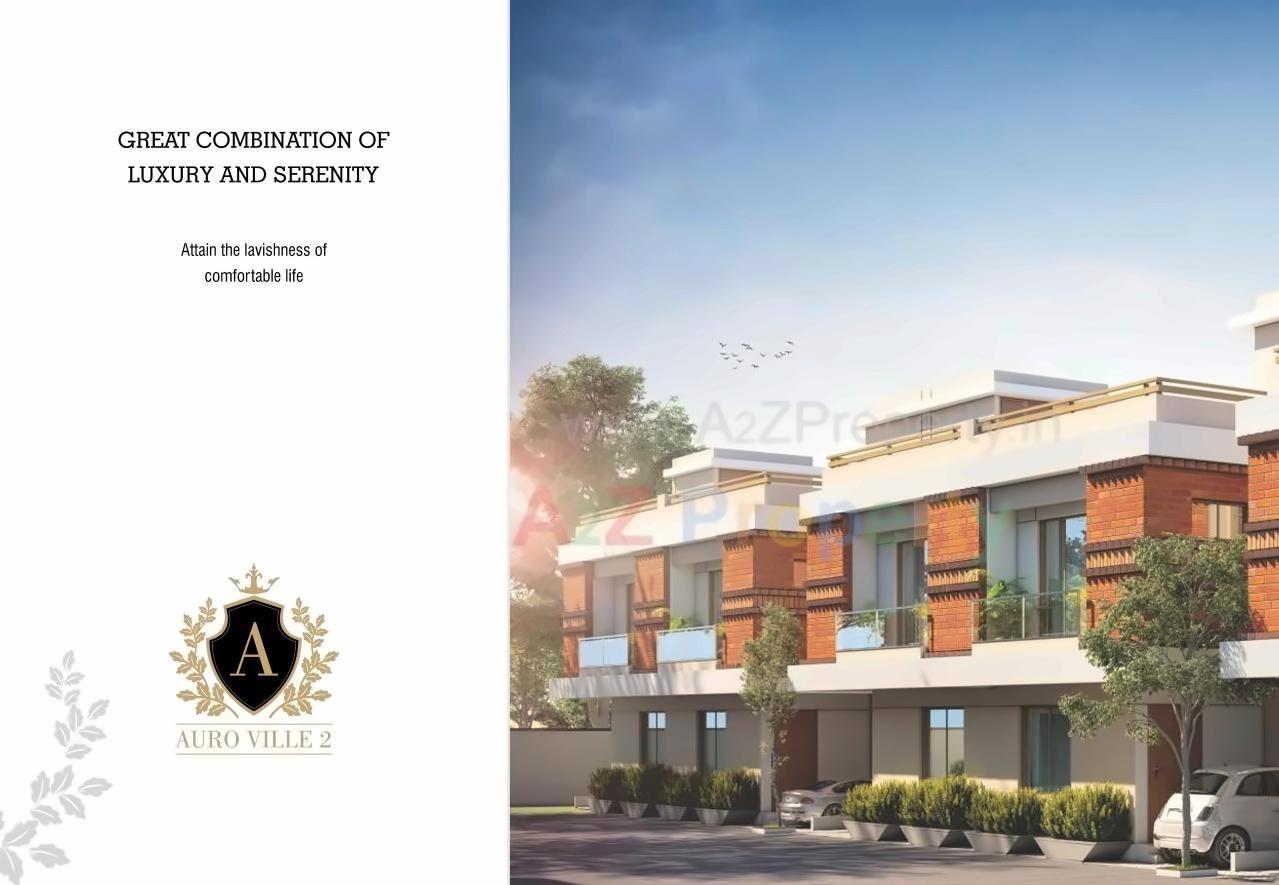 3D Elevation of real estate project Auro Ville located at Kalali, Vadodara, Gujarat