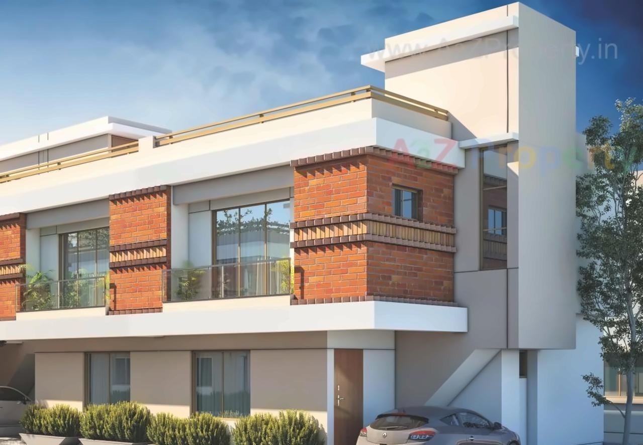 3D Elevation of real estate project Auro Ville located at Kalali, Vadodara, Gujarat
