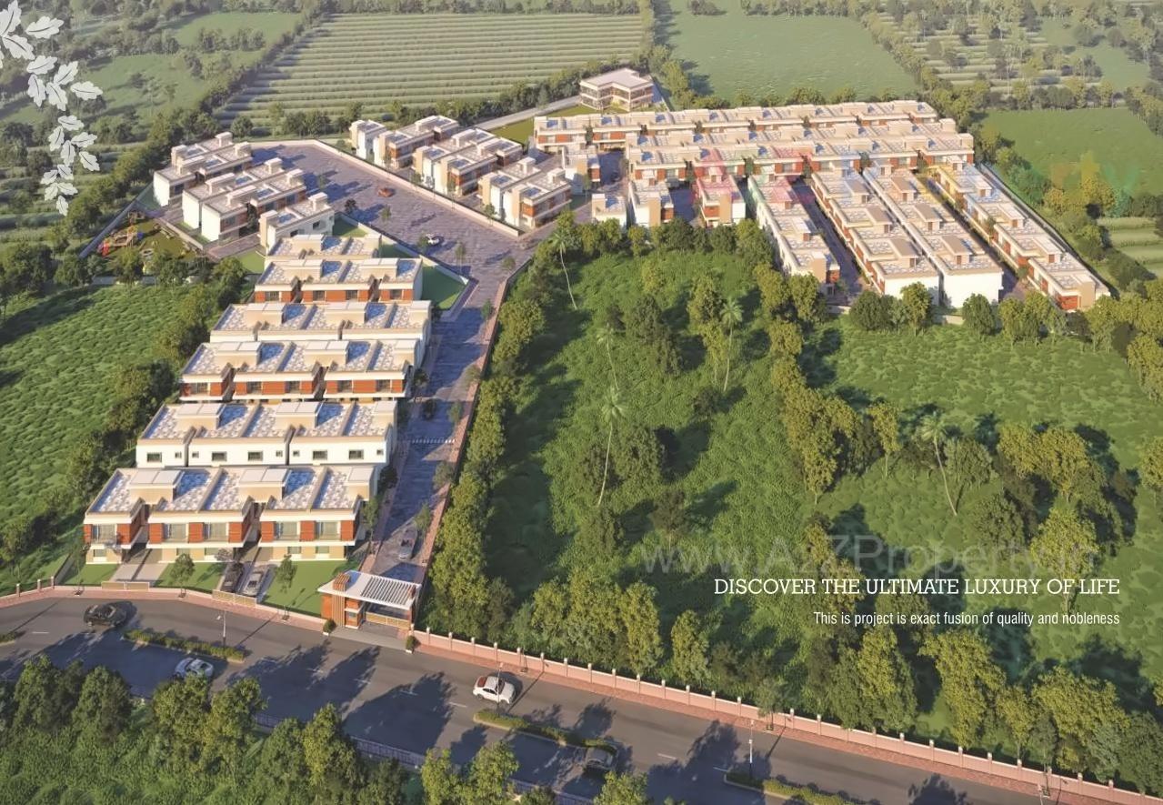 3D Elevation of real estate project Auro Ville located at Kalali, Vadodara, Gujarat