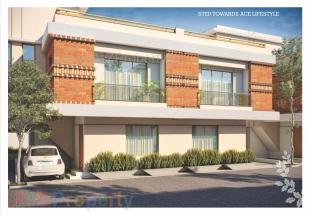 Elevation of real estate project Auro Ville located at Kalali, Vadodara, Gujarat