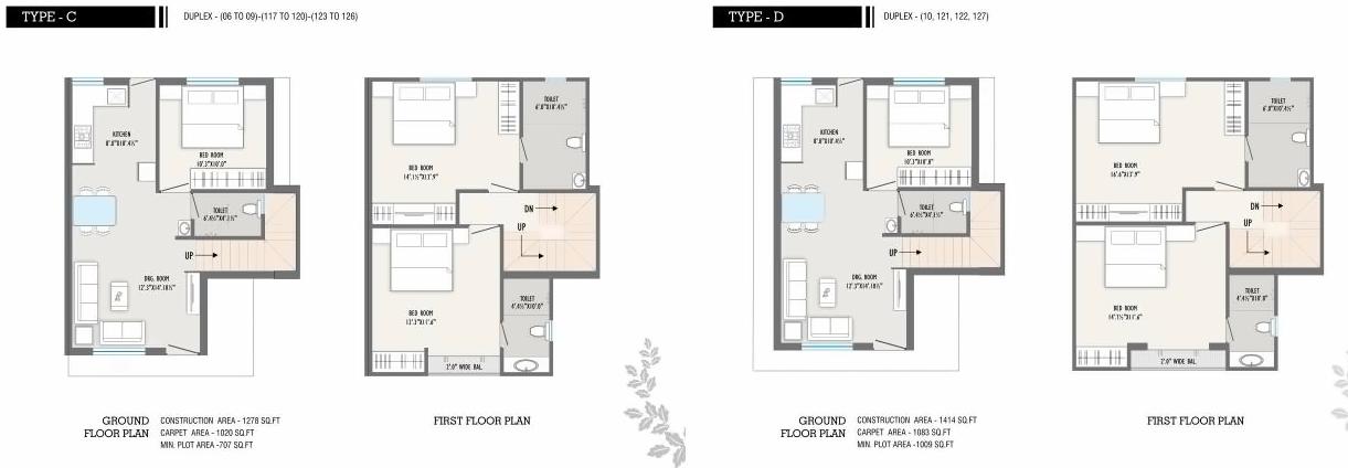 Layout of real estate project Auro Ville located at Kalali, Vadodara, Gujarat