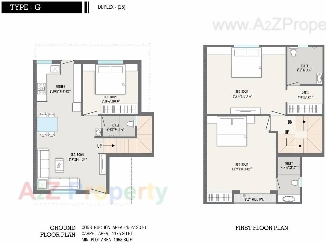 Layout of real estate project Auro Ville located at Kalali, Vadodara, Gujarat