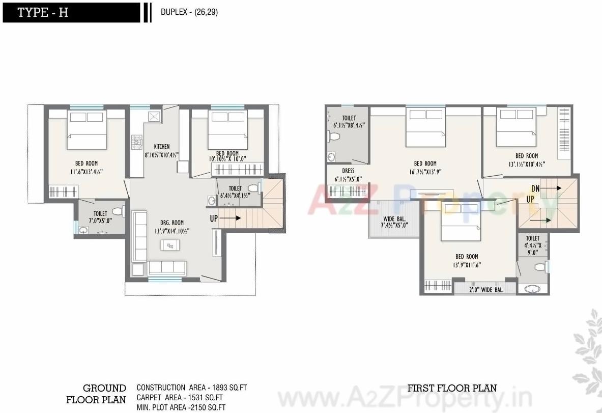 Layout of real estate project Auro Ville located at Kalali, Vadodara, Gujarat