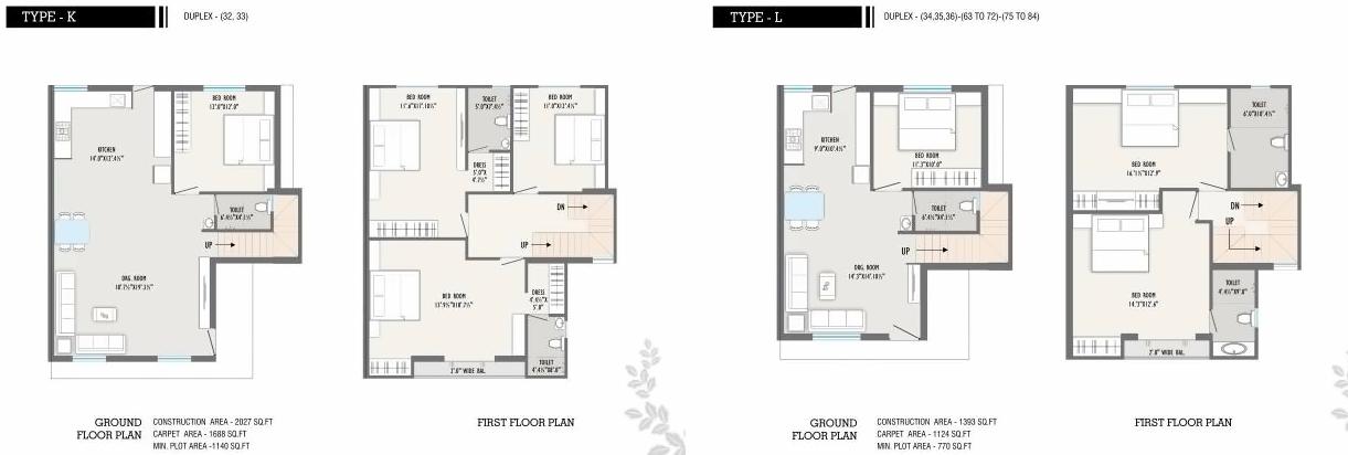 Layout of real estate project Auro Ville located at Kalali, Vadodara, Gujarat