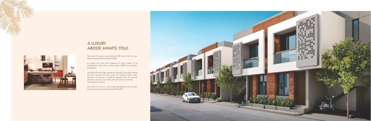 3D Elevation of real estate project Auro Vista located at Bill, Vadodara, Gujarat