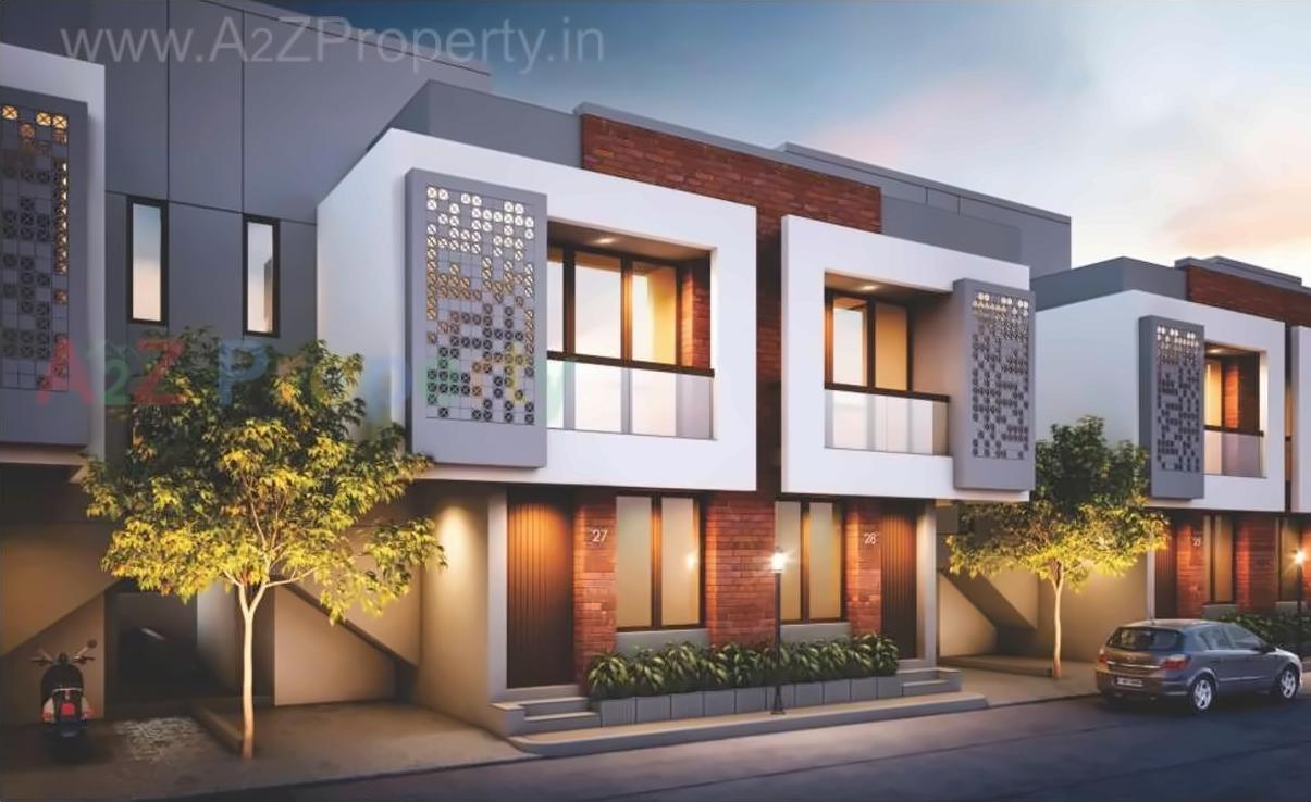 3D Elevation of real estate project Auro Vista located at Bill, Vadodara, Gujarat