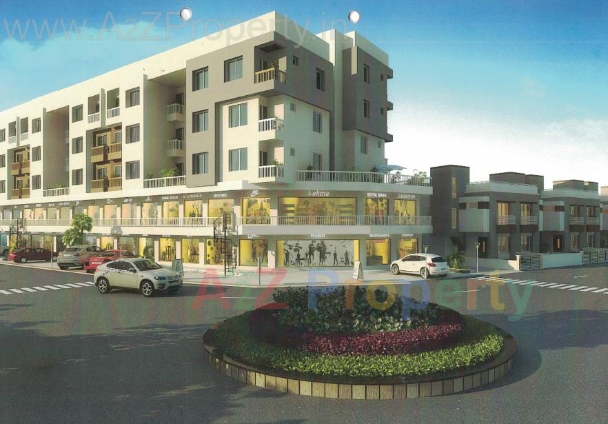 3D Elevation of real estate project Avadh City located at Sayajipura, Vadodara, Gujarat