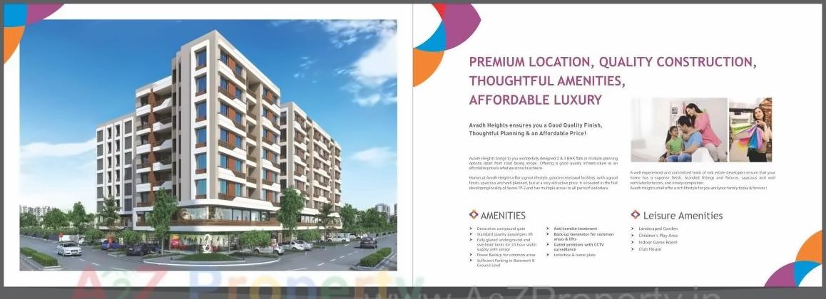  of real estate project Avadh Heights located at Sevasi, Vadodara, Gujarat