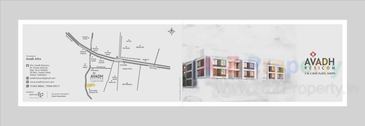  of real estate project Avadh Resicom located at Vadsar, Vadodara, Gujarat