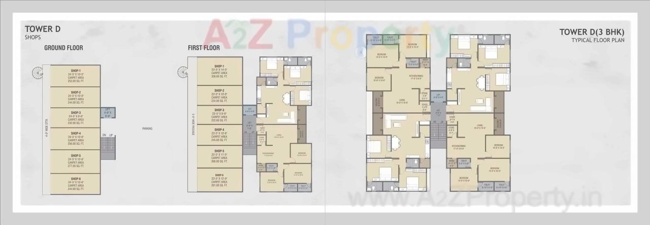 Layout of real estate project Avadh Resicom located at Vadsar, Vadodara, Gujarat
