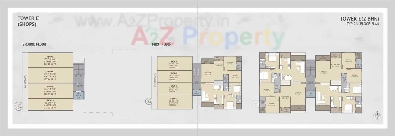 Layout of real estate project Avadh Resicom located at Vadsar, Vadodara, Gujarat
