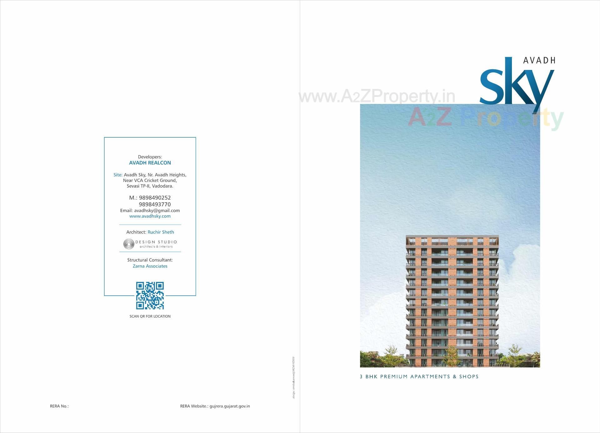  of real estate project Avadh Sky located at Sevasi, Vadodara, Gujarat