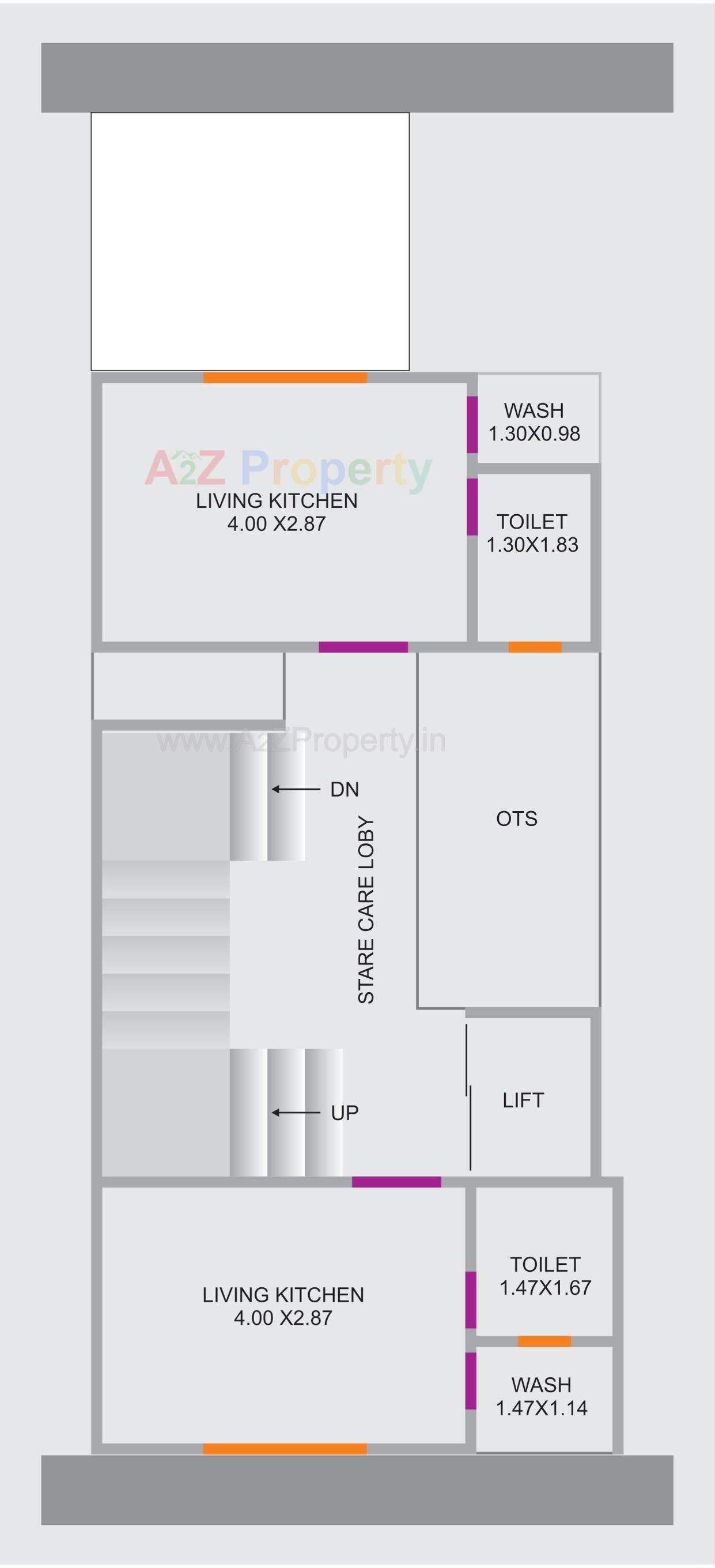 Layout of real estate project Avadhoot Darshan located at Kasba, Vadodara, Gujarat