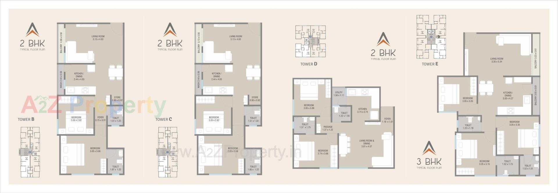 Layout of real estate project Avaneesh Heights located at Chhani, Vadodara, Gujarat