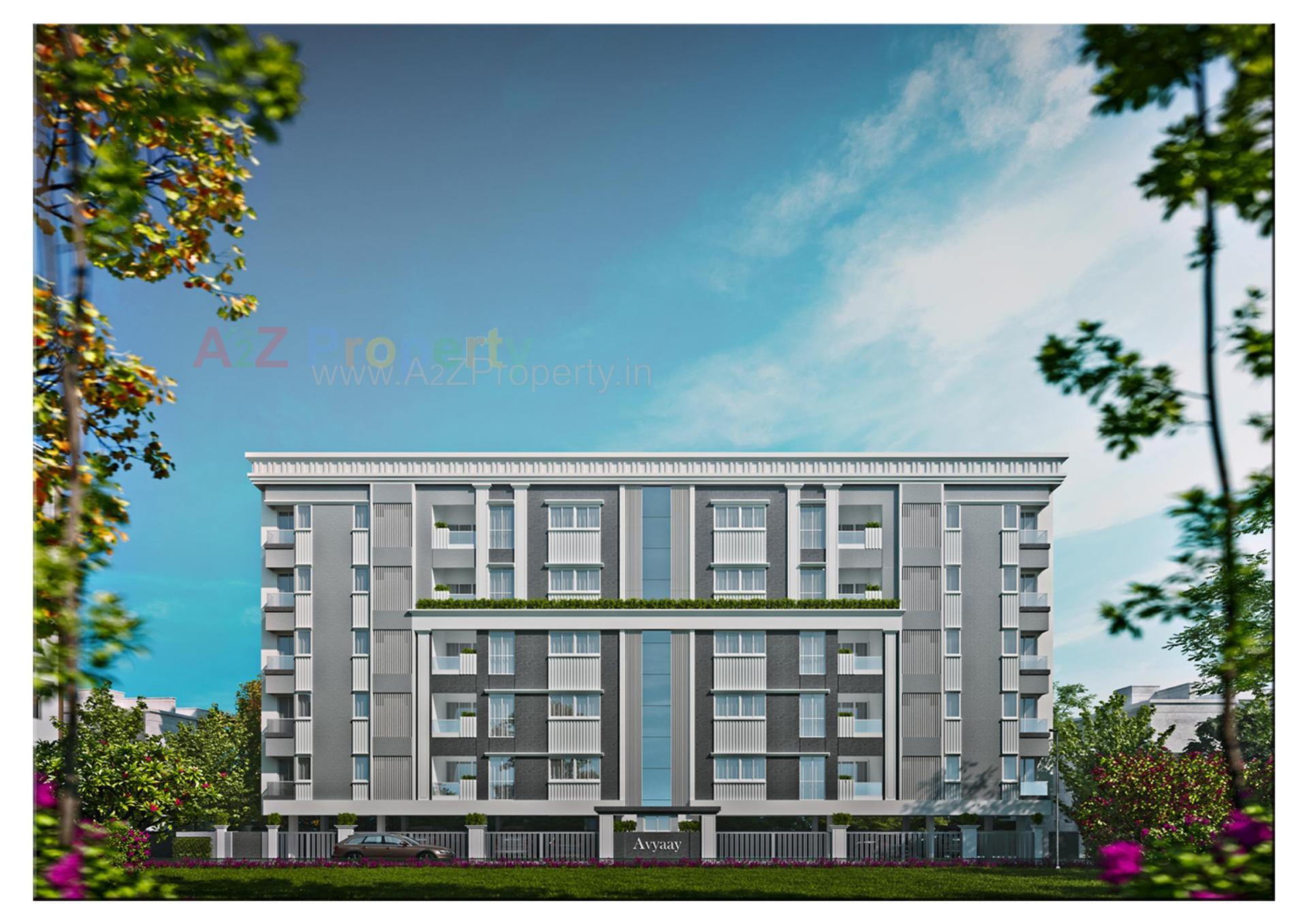 3D Elevation of real estate project Avyaay located at Tandalja, Vadodara, Gujarat