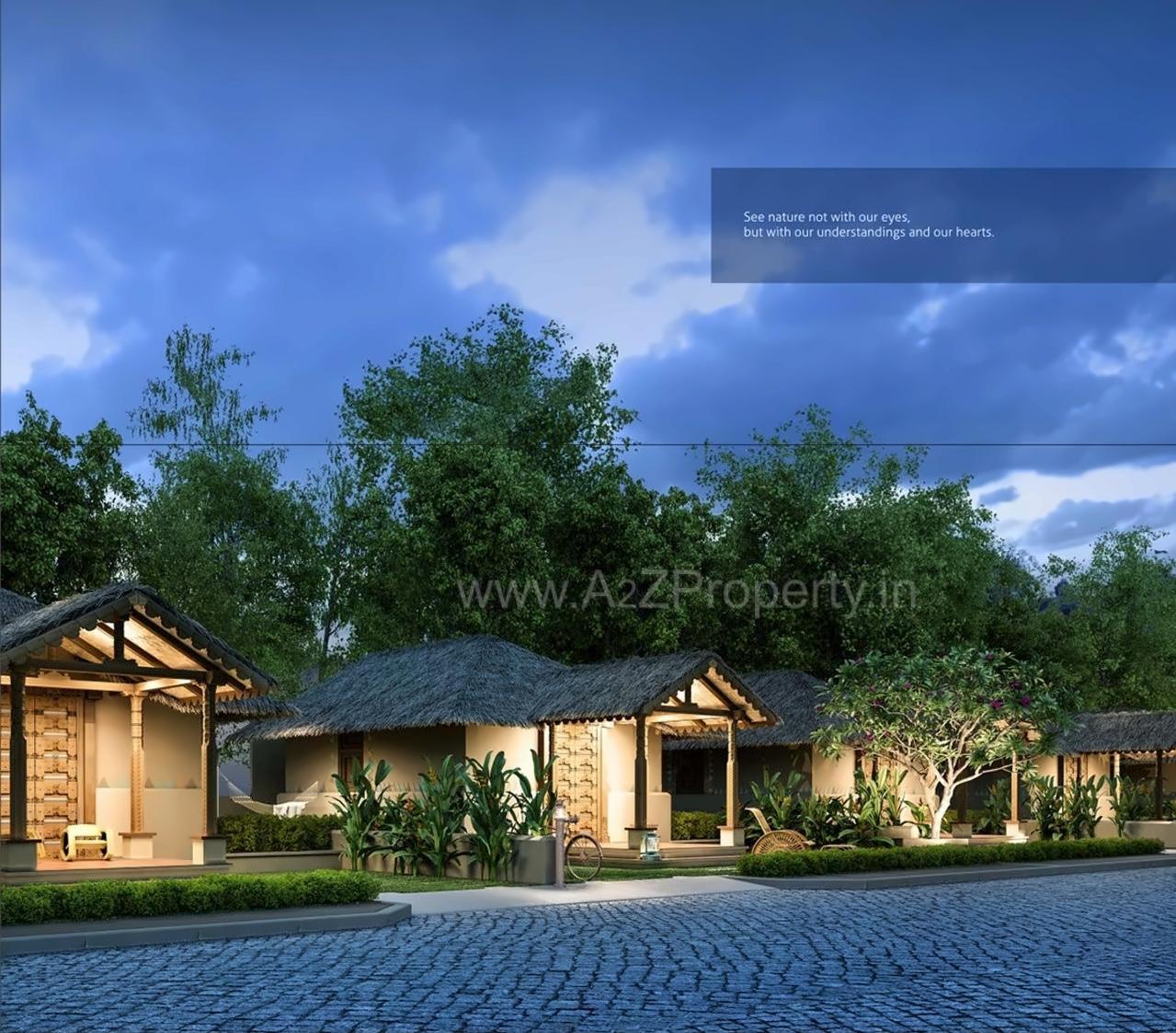 3D Elevation of real estate project Back To Heaven located at Chadsad, Vadodara, Gujarat