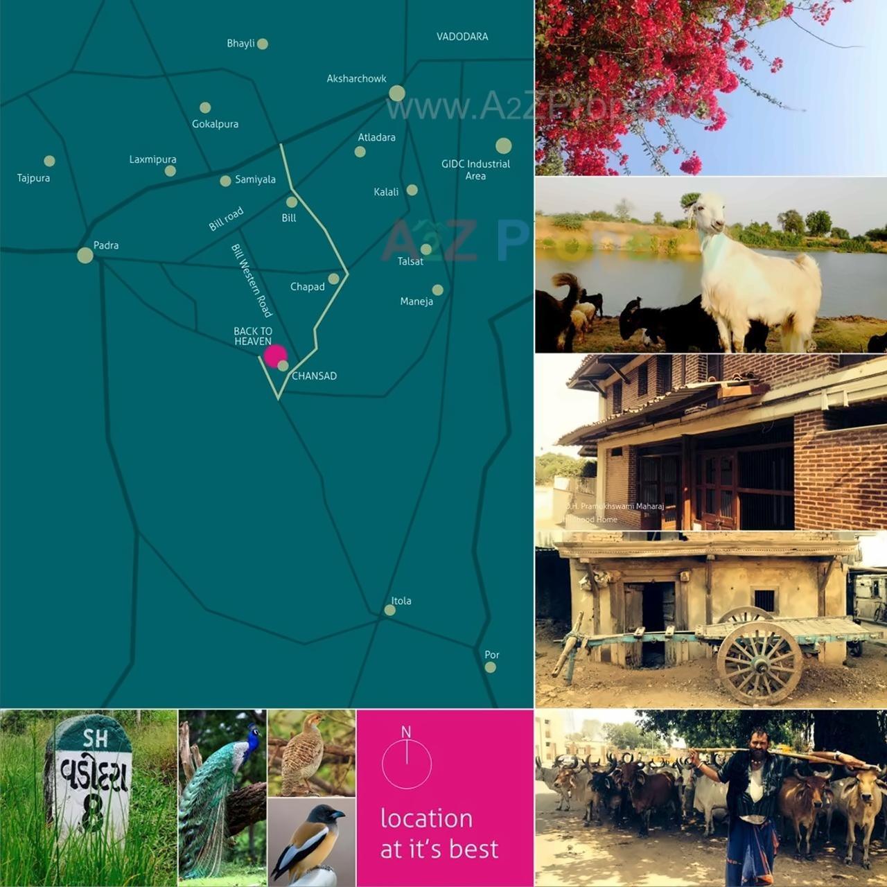  of real estate project Back To Heaven located at Chadsad, Vadodara, Gujarat